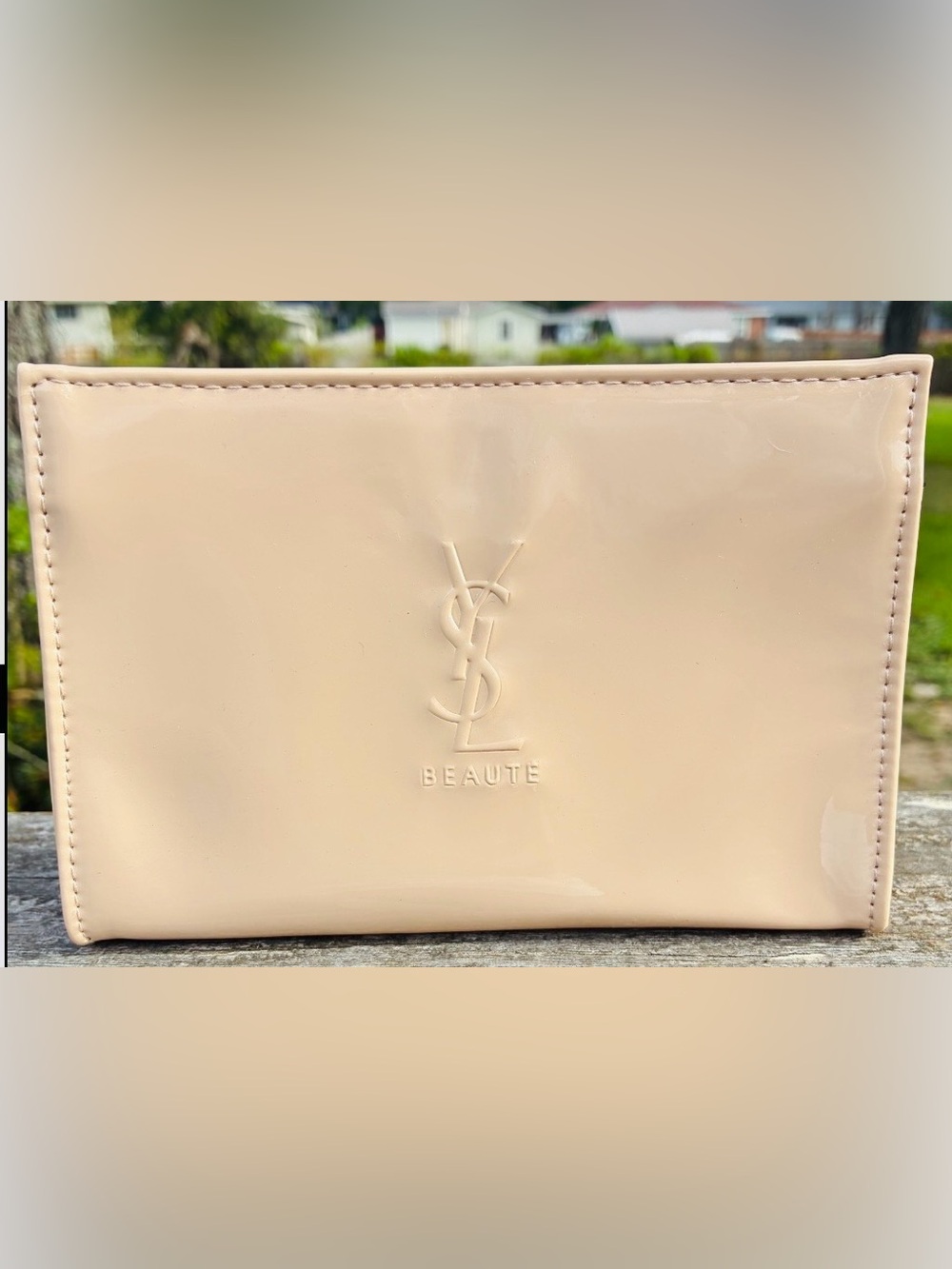 YSL cosmetic bag bone color NEW YSL Bag Yves Saint Laurent bag